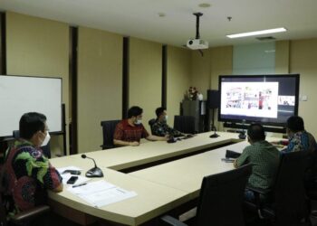 Kepada Menko Perekonomian, Wagub Yansen Laporkan Kunci Keberhasilan Kaltara Tekan Penularan Covid-19