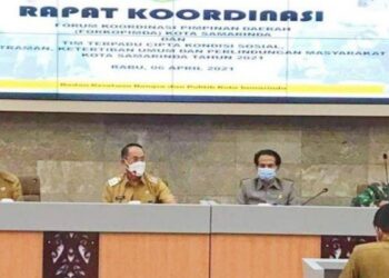 Bahas Ketersediaan Sembako dan Prokes Jelang Ramadan, Wawali dan DPRD Samarinda Gelar Rakor