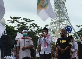 Subandi Wakil Ketua DPRD Samarinda Turun Dalam Aksi Gerakan Selamatkan Palestina