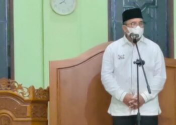 Rizal Efendi Menututup Safari Ramadhan 1441 H di Masjid Jami Nurul A’la Km 17