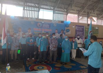 Halal bi Halal dan Pelantikan Pengurus DPC Gelora Kecamatan Sungai Kunjang