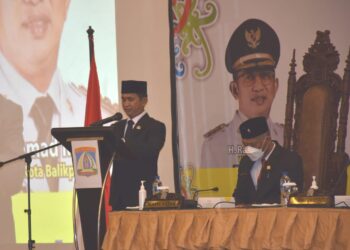 Rahmad masud sampaikan Program Prioritas di  Rapat Paripurna DPRD Balikpapan