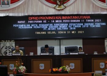 Wagub Bersama DPRD Provinsi Bahas Raperda Nomor 2 Tahun 2018 Tentang Perubahan pada PT. Migas Kaltara Jaya