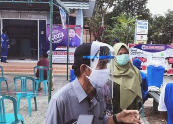 Andi Andis Sambangi Warga Kelurahan Sempaja Timur, Swab Antigen Gratis