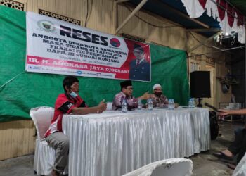 Reses di Jalan M. Said, Angkasa Jaya Bakal Buatkan Drainase Bagi Warga