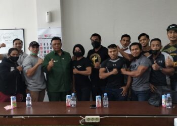 Lakukan Silaturrahmi, Sofyan Support Atlit Binaraga Menuju PORPROV Kaltim.