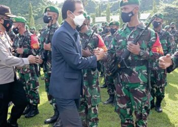 Subandi apresiasi 450 satgas pamtas RI-PNG Yonif 611