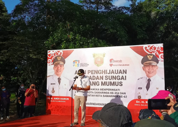 HUT Kota Samarinda ke-354 dan HUT Pemkot Samarinda ke-62, Pemkot Melakukan Penghijauan di sungai Karang mumus