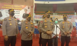 Polresta dan Pemkot Balikpapan Gelar Vaksinasi Lansia dan anak Usia 6-11 Tahun – Infobenua.id