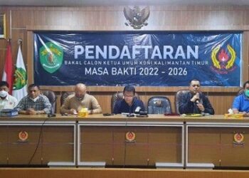 Tim Penjaringan dan Penyaringan Calon Ketua Umum KONI Kaltim Sampaikan Hasil Verifikasi