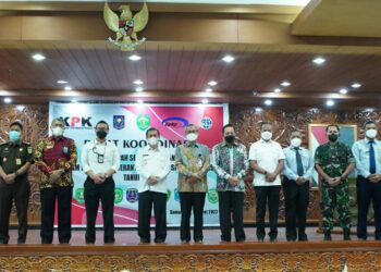KPK, Kemendagri, BPKP Sinergi Pantau Pencegahan Korupsi di Kaltim Samarinda, 9 Maret 2022