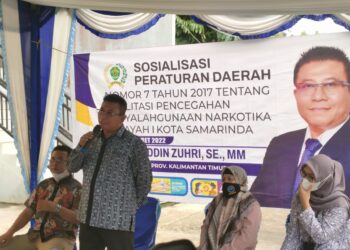 Gelar Sosialisasi Peraturan Daerah Tentang Pencegahan Penyalahan Narkoba, Saefuddin Zuhri Harapkan Masyarakat Lebih Waspada