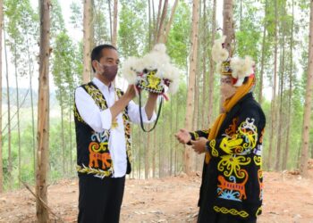 Dari Titik Nol Kilometer, Presiden Menuju Tempat Bermalam di IKN