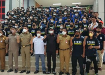 Pelepasan Peserta Piala Soeratin, Andi Harun Minta Para Atlet untuk Opimis Juara