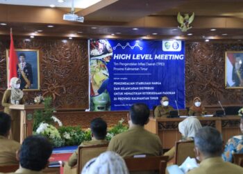 Sekdaprov Kaltim Minta Perangkat Daerah Bersinergi Kendalikan Inflasi