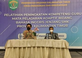Guna Tingkatkan Kompetensi, Pemprov Melalui Disdikbud Kaltim Gelar Pelatihan untuk Guru Matematika dan Bahasa Inggris