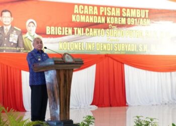 Mengaku Bangga Ada Putra Daerah Jabat Danrem di Kalim, Begini Kata Isran Noor