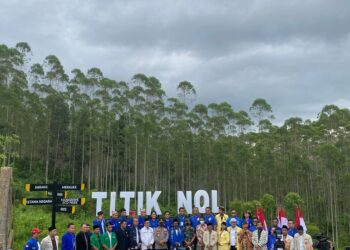 Pelopori lkrar Kebangsaan Pemuda Lintas Agama di Titik Nol IKN, GAMKI Dukung Penuh Pemindahan Ibu Kota Negara