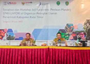 Kadiskominfo M Faisal Menjadi Narasumber Tentang Sosialisasi Workshop Self Assessment di Sangatta ,Berikut Harapannya