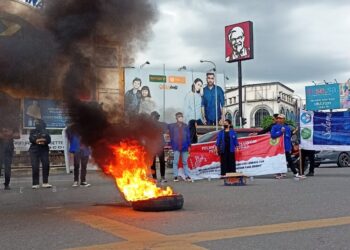 Problematika Draft RKUHP, Aliansi Mahasiswa Kaltim melakukan Demonstrasi