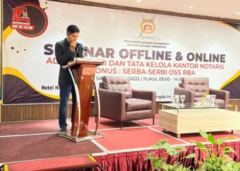 Pengda INI Samarinda Gelar Seminar Administrasi dan Tata Kelola Kantor Notaris