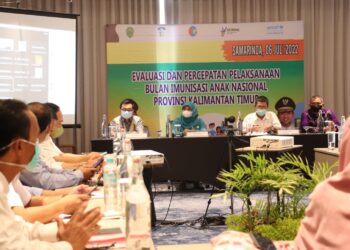 Buka Rapat Evaluasi BIAN 2022, Plt Kadiskes Ingatkan Capaian Imunisasi Kaltim Rendah