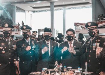 Wakil Ketua DPRD dan Forkopimda Kota Balikpapan Hadiri Upacara dan Syukuran Hari Bhayangkara Ke 76