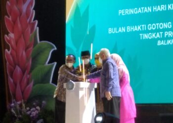 Pembukaan HKG-PKK Ke 50, Isran Noor Beri Semangat Kepada TP PKK Kabupaten Kota