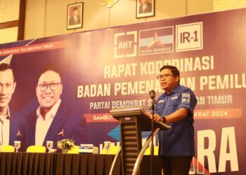 Rakor Bappilu Demokrat Kaltim, Irwan: Sentuh Hati Rakyat