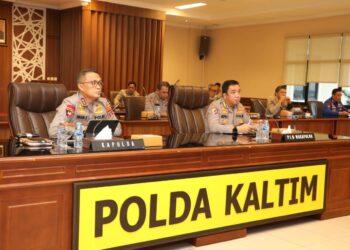 Bahas Dampak Rencana Kenaikan Harga BBM, Kapolda Kaltim Hadiri Vicon Bersama Wakapolri