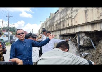 Viral, Ada Keretakan di Flyover, Komisi III Tinjau Langsung