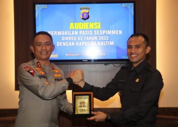 Kapolda Kaltim Terima Kunjungan Siswa Dikreg Sespimmen Polri Angkatan 62