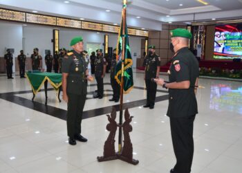 Pimpin Sertijab Pejabat Kodam, Pangdam VI/Mlw : Sertijab Bagian Dari Tour Of Duty dan Tour Of Area