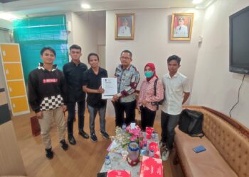 Bahas Peningkatan Literasi, Kabag Kesra Kota Samarinda Sambut Audiensi Ikma Sultra Kaltim