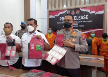 Operasi Antik Mahakam Ratusan Kasus Narkoba Berhasil Diungkap