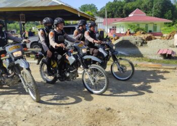 Operasi Kepolisian Kewilayahan Nusantara Mahakam TA.2022, Personel Ditsamapta Polda Kaltim Lakukan Apel Pagi
