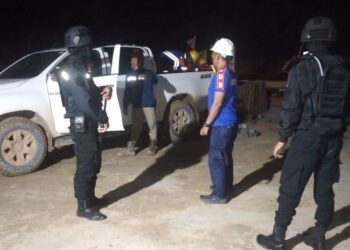 Patroli Kamtibmas Ditsamapta Polda Kaltim di Wilayah Ibu Kota Nusantara