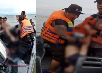 Dua Orang Pengunjung Pantai Monpera Terseret Arus, Satu ditemukan Meninggal dan Satu Dalam Pencarian