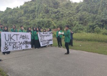 Gelar Aksi Pencerdasan Publik, DEMA UINSI Angkat Isu UKT