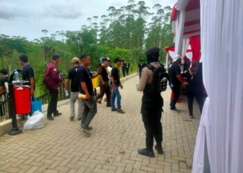 Satgas Ops Nusantara Polda Kaltim Laksanakan Pengamanan di IKN, Guna Cegah Gangguan Kamtibmas