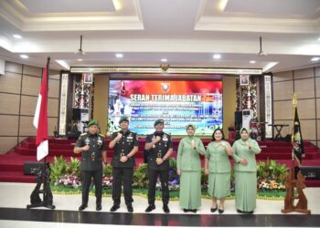 Pangdam VI/Mlw Lepas dan Sambut Pejabat Baru Kodam VI/Mlw