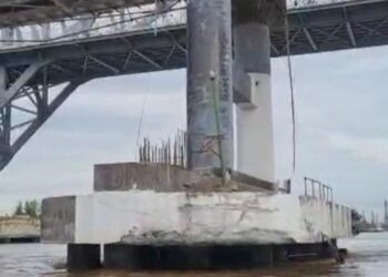 Ini Kronologis Tongkang Batubara Tabrak Tiang Penyangga Jembatan Mahakam Samarinda