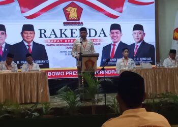 Gelar Rakerda DPD Partai Gerindra :  Target Menang di Pilpres dan Pileg