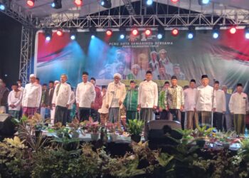 Andi Harun Hadir Ditengah-tengah Ribuan Umat NU Dalam Pelaksanaan Istighotsah Kubro