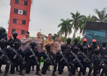 Andi Harun Resmikan Tower Pelatihan Satuan Brimob