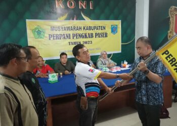 Muskab II Pengcab Perpani Paser,Fadly Imawan Terpilih Ketua Umum 2023-2027