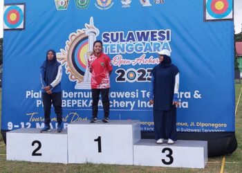 Atlet Panahan Kaltim Kembali Sabet 2 Medali Emas dalam Sultra Open Archery 2023