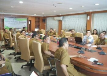 Baru Saja Dilantik, Kepala Dispora Kaltim AHK Pimpin Berjalannya Rapat