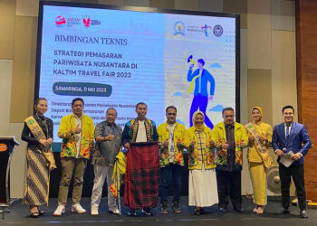 Dispar Provinsi Kaltim Gelar Table Top Travel Fair 2023