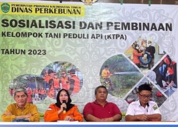 Disbun Provinsi Kaltim Dorong Seluruh Kab/Kota Bentuk KTPA Cegah Kebakaran Lahan Pertanian
